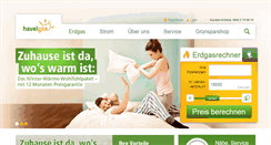 Desktop Screenshot of havelgas.de